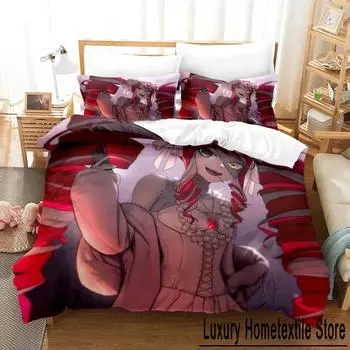 Fashion 3d Printed Anime Kureiji Ollie Bedding Set Boys Girls Twin Queen Size Duvet Cover Pillowcase Bed Kid Adult Home Textiles 70x133cm 2pcs
