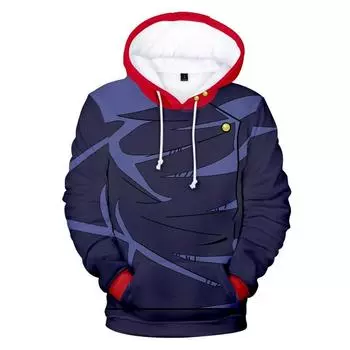 Fashion 3D Printed Anime Pattern men s Hooded Pullover Casual Loose New Design Harajuku Top Street Minimalist men s Hoodies S