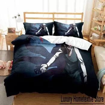 Fashion 3DTokyo food speciesBedding Sets Duvet Cover Set With Pillowcase Twin Full Queen King Bedclothes Bed Linen customizable EU Single 135x200cm