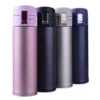 Fashion 500ml Stainless Steel Insulated Cup Coffee Tea Thermos Mug Thermal Water Bottle Thermocup Travel Drink Bottle Tumbler 500ml чёрный
