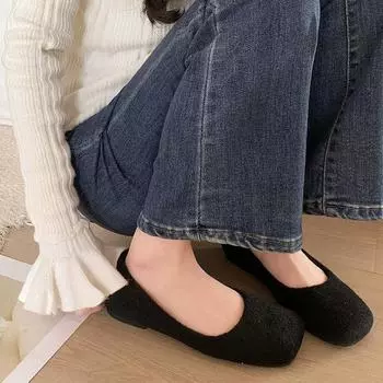 Fashion and lightweight retro flat-bottomed shallow-mouth single shoes women s 2025 new spring and autumn versatile skirt soft-soled Mary Jane shoes 35 чёрный