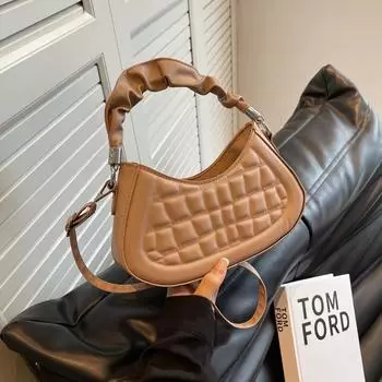 Fashion and popular women s bags 2024 new summer niche trend handbags casual shoulder bags commuter messenger bags белый