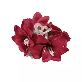 Fashion Artificial Flower Hair Claws Clips Bridal Hair Clips Tropical Beach Wedding Flower Women Holiday Hair Claws Accessory