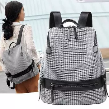 Fashion Backpack Female Spring Easy To Take Large Capacity Travel Anti-theft Backpack Mother Bag