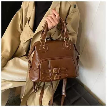 Fashion Backpack Women s Tote Bag Large Capacity Crossbody Backpack Vintage Oil Wax Leather Bag Multiple Functional bag