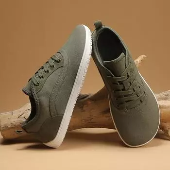 Модные босоножки унисекс с широким носком, дышащая сетчатая мужская обувь с широким носком, кроссовки на плоской подошве с мягким нулевым перепадом высоты 36 серый