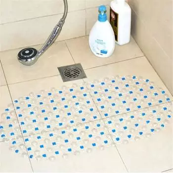 Fashion Bathroom Non-slip Mat Bath Massage Suction Cup Bathtub with Suction Cup Bathroom Mat Large Size Rug Bathroom Supply