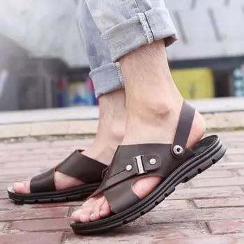 Fashion Beach Height With Platform Shoes for Men New Design 2024 Breathable Man Sandals Cheap Liquidation Daily Use Trend Fashion Adult 38