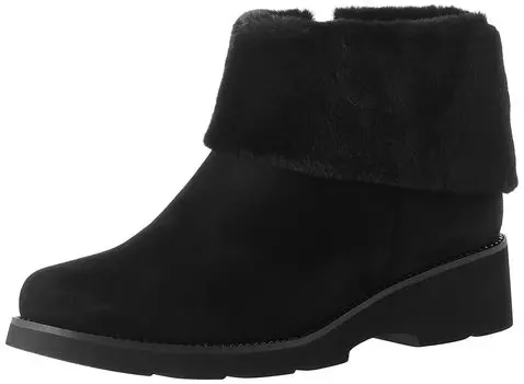 Fashion Boots Faux Fur Comfort Short Boots 2959 BS [Composition Nine]