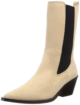 Fashion Boots Pointed Side Gore Boots Beige [Bontre] бежевый