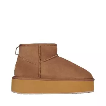 Модные ботинки StingerMicroFlatform Каштановые [Emu Australia]