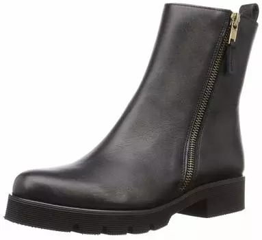 Fashion Boots Tank Sole Side Zip Short Boots Black cm 2E [Bontre] Women s 22.5 чёрный