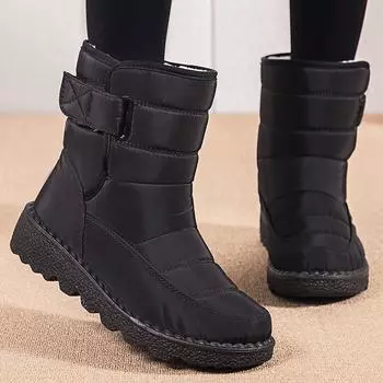 fashion Boots Women Snow Casual Shoes Woman Waterproof Boots For Women Keep Warm Women s Boots Plush New Botas Mujer Winter Shoes 35 жёлтый