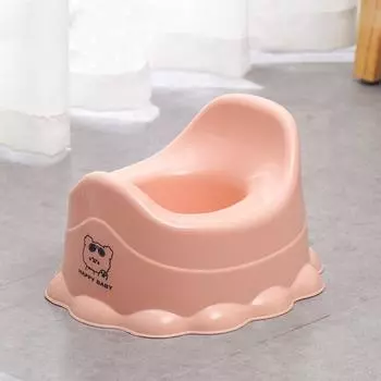 Fashion Boys Plastic Baby Urinal Infant Urinal Basin Urination Plastic Pot Baby Hygiene Toilet pink-Without Cover