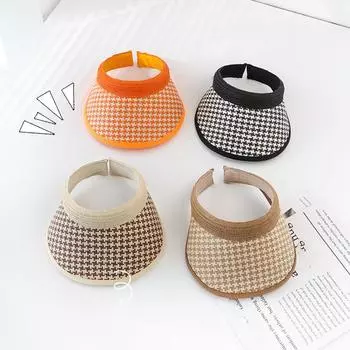 Fashion Braided Hollow Sun Hats Boys Girls Outdoor Breathable Sun Protection Caps Children Beach Hats Caps 2-8years Old