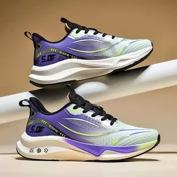 Fashion Brand Breathable Mesh Casual Shoes Soft Sole Elastic Men s Outdoor Sports Shoes Hollowed Out Men s Running Shoes 38
