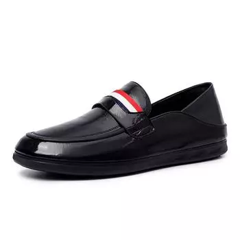 Fashion Brand Loafers Men Shoes Slip on Moccasins Mens Breathable Black White Casual Shoes Luxury Brand Loafers Driving Shoes for Men 39 чёрный