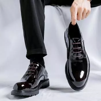 Fashion Brand Male Shoe Leather Fashion Outdoor Shoes Men 2024 Hot Sale Classic Men Shoes Wedding Thick Bottom Men s Casual Footwear 38