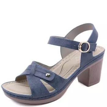 fashion Brand Summer Fashion Block Chunky Heels Peep Toe Sandals Women Sewing Thread Buckle Cross Strap Shoes Non Slip Waterproof 36 абрикосовый