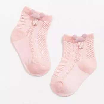Fashion Breathable Boneless Baby Socks Cotton Solid Color Newborn Stockings Spring and Summer Thin Mesh Socks 0-12 months