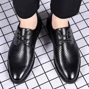 Fashion Business Dress Shoes Man Official Natural Gumrukfree Genuine Leather Social Shoe for Men New Low Price 39 Italian Casual Party 38