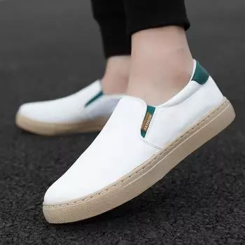 Fashion Canvas Loafers Men s Casual Shoes Non-slip Male Flats Breathable Sneakers Men Loafer Shoes Summer Lightweight Zapatillas Hombre 39 серый
