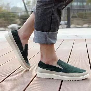 Fashion Canvas Mens Casual Shoes Soft Men s Loafers Lightweight Breathable Male Flats Slip-on Men s Loafers Board Shoes for Men Zapatos 39 красный