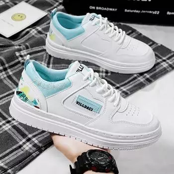 Fashion casual board shoes men s 2024 summer new men s sports board shoes white shoes 39