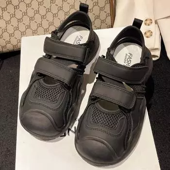 Fashion Casual Breathable Women Shoes Thick Bottom Elevated Increase 2024 New Fashion Simple All-match Solid Color Sneakers Autumntime 35 бежевый