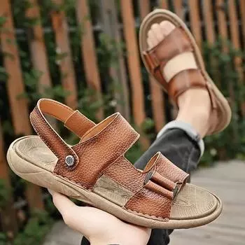 Fashion Casual Man Sandals Soft Trend 2024 Shoes For Men Outdoor Summer Sale V New Design Cheap Clearance Korean Style Styles Buy Adult 38