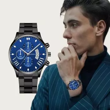 Fashion Casual Men Watch Round Dial Gentlemanliness Retro Fashion New Men s Quartz Watch for Any Scene