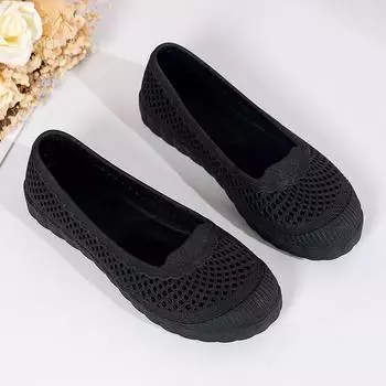 Fashion casual shoes children s summer new solid color flat sandals casual breathable women hollow EVA hole shoes 36 чёрный