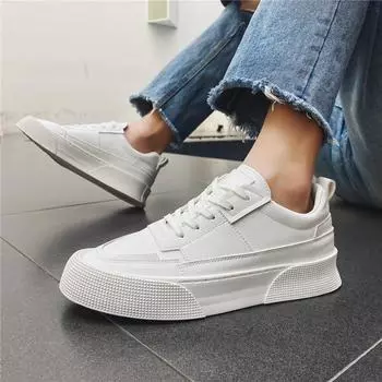 Модные повседневные туфли классические маленькие белые туфли мужские трендовые кроссовки мужские новые 39 белый