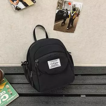 Fashion casual small square bag women s new sports trend shoulder bag portable commuter versatile messenger bag чёрный