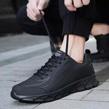 Fashion casual sneakers men Shoes Casual Lace Up Round Head Sneakers Outdoor Anti-slip Walking Jogging Trainers Zapatilla Deportiva Homb 39