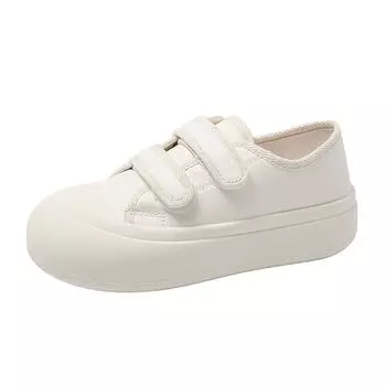 Модные повседневные белые парусиновые туфли для женщин весна-осень новые дизайнерские женские туфли из вулканизированной кожи однотонные Zapatos De Mujer 35