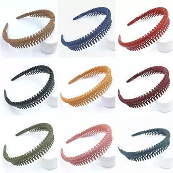 Модные очаровательные корейские аксессуары для волос модные головные уборы нескользящие повязки на голову для женщин и девочек высококачественные повязки для волос с зубной карамелью цвета новинка зелёный