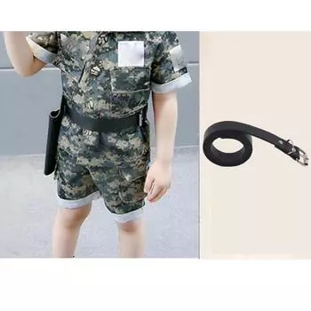 Fashion Children Leather Belts For Boys Girls Kid Waist Strap Waistband For Trousers Jeans Pants Adjustable 83cm красный