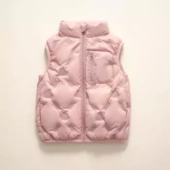 FASHION Children s New National Standard White Duck Down Vest Winter New National Style Loose Boys and Girls Vest Jacket Clothes 110cm чёрный