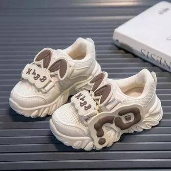 Fashion Children Sneaker Girls Shoes Mesh Breathable Kids Pink Shoes for Girl Lightweight Sports Running Tennis Sneaker Casual Students 26 insole16.3cm