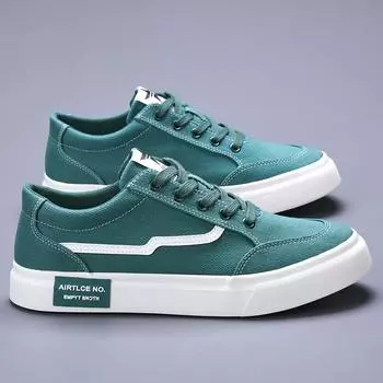 Fashion Classic Men s Green Canvas Shoes Spring Summer Breathable Casual Shoes Men Flat Espadrilles Comfort Low Top Men s Vulcanize Shoe 39