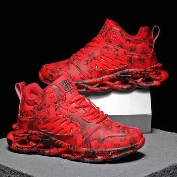 Fashion Classic Men Sneakers Fashion Mesh Breathable Men s Casual Shoes Outdoor Walking Jogging Shoes Light Zapatillas Hombre Mens Shoes 38 красный