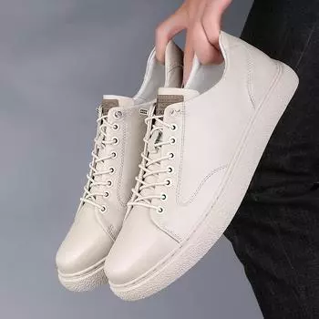 Fashion Classic Outdoor Sneakers Casual Shoes Adult Fashion Shoes Genuine Leather Oxford Shoes Men s Breathable Comfortable Hiking Flats 38