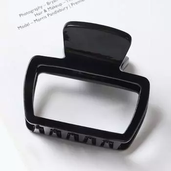 Fashion Claw Clip Women Acetate Hair Clips Elegant Leopard Print Hollow Out Square Hair Claw Girls Hair Accessories Hair Clip