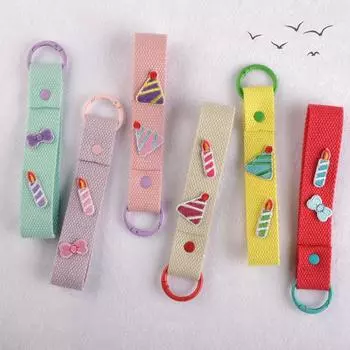 Модный хлопковый брелок для ключей, ремешок для ключей от машины, брелок для школьного рюкзака, брелок для ключей, ремешки на запястье A21