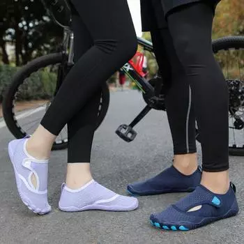 Модная пара многофункциональных кроссовок для плавания из эластичной резины, дышащая, быстросохнущая, легкая, мягкая, нескользящая, износостойкая повседневная обувь 35 розы красного