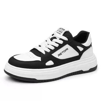 Модные мужские кроссовки из коровьей кожи, новые дизайнерские повседневные кроссовки на платформе с мягкой подошвой на весну и осень для мужчин, модная спортивная обувь для мужчин 38