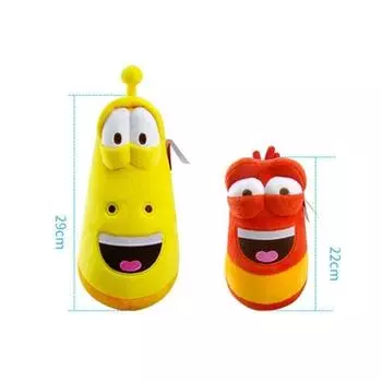 Fashion Cute Cartoon Worm Doll Children Kid Toy Accessories S красный
