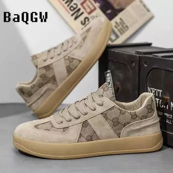 Fashion Design Men Casual Shoes Breathable Male Loafers Walking Flats Shoes Vulcanized Shoes for New Men Comfortable Sneakers 39 серый