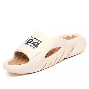 Fashion Designer men s summer new non-slip sandals outdoor beach sandals Flip-flops Casual family bathroom men s shoes plus size 47 38-39